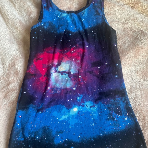 Ladies starry space tank - Picture 2 of 2